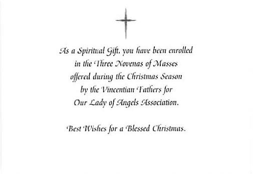 Details about   Basilica Of The National Shrine Christmas Novena Of Masses Angelic Greeting Card 